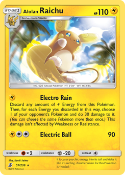 Alolan Raichu (57/236) Unified Minds