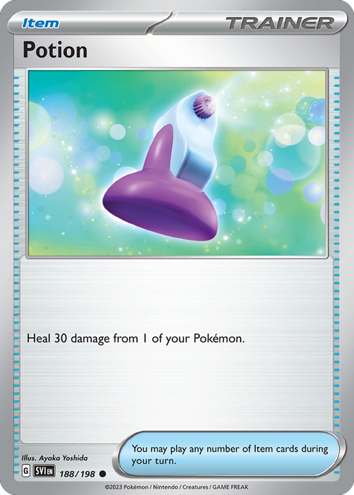 Potion 188/198 Common Scarlet & Violet Pokemon Card