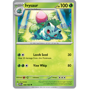 Ivysaur 002/165 Uncommon Scarlet & Violet 151 Pokemon card Reverse Holo