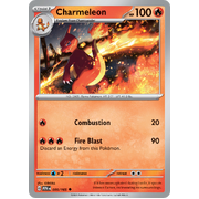 Reverse Holo Charmeleon 005/165 Uncommon Scarlet & Violet 151 Pokemon card