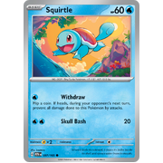 Squirtle 007/165 Common Scarlet & Violet 151 Pokemon card Reverse Holo