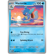 Wartortle 008/165 Uncommon Scarlet & Violet 151 Pokemon card
