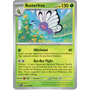Butterfree 012/165 Uncommon Scarlet & Violet 151 Pokemon card