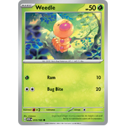 Reverse Holo Weedle 013/165 Common Scarlet & Violet 151 Pokemon card