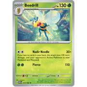 Beedrill 015/165 Rare Scarlet & Violet 151 Pokemon card Reverse Holo
