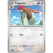 Pidgeotto 017/165 Common Scarlet & Violet 151 Pokemon card Reverse Holo