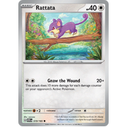 Rattata 019/165 Common Scarlet & Violet 151 Pokemon card Reverse Holo