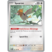 Reverse Holo Spearow 021/165 Common Scarlet & Violet 151 Pokemon card