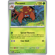 Parasect 047/165 Uncommon Scarlet & Violet 151 Pokemon card Reverse Holo
