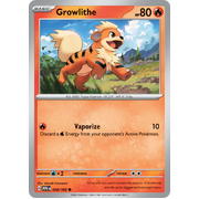 Growlithe 058/165 Common Scarlet & Violet 151 Pokemon card Reverse Holo