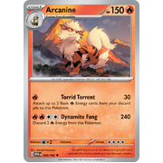 Arcanine 059/165 Uncommon Scarlet & Violet 151 Pokemon card Reverse Holo