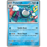 Reverse Holo Poliwrath 062/165 Uncommon Scarlet & Violet 151 Pokemon card