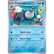 Poliwrath 062/165 Uncommon Scarlet & Violet 151 Pokemon card Reverse Holo