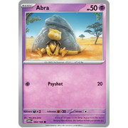 Abra 063/165 Common Scarlet & Violet 151 Pokemon card