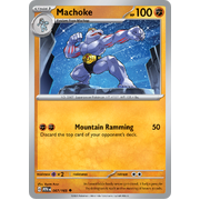Reverse Holo Machoke 067/165 Uncommon Scarlet & Violet 151 Pokemon card