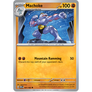 Machoke 067/165 Uncommon Scarlet & Violet 151 Pokemon card Reverse Holo