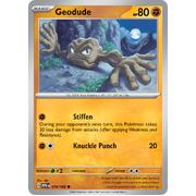 Reverse Holo Geodude 074/165 Common Scarlet & Violet 151 Pokemon card