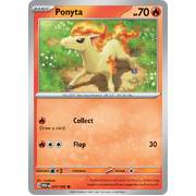 Reverse Holo Ponyta 077/165 Common Scarlet & Violet 151 Pokemon card