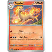 Rapidash 078/165 Uncommon Scarlet & Violet 151 Pokemon card Reverse Holo