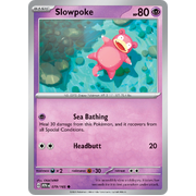 Reverse Holo Slowpoke 079/165 Common Scarlet & Violet 151 Pokemon card