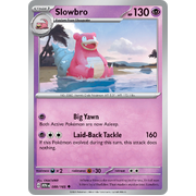 Reverse Holo Slowbro 080/165 Uncommon Scarlet & Violet 151 Pokemon card