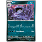 Reverse Holo Muk 089/165 Uncommon Scarlet & Violet 151 Pokemon card