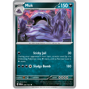 Muk 089/165 Uncommon Scarlet & Violet 151 Pokemon card Reverse Holo