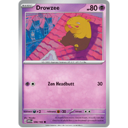 Drowzee 096/165 Common Scarlet & Violet 151 Pokemon card Reverse Holo