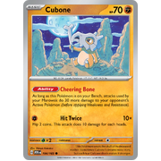 Reverse Holo Cubone 104/165 Common Scarlet & Violet 151 Pokemon card