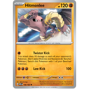 Hitmonlee 106/165 Uncommon Scarlet & Violet 151 Pokemon card Reverse Holo