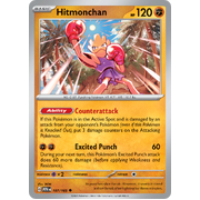 Reverse Holo Hitmonchan 107/165 Uncommon Scarlet & Violet 151 Pokemon card