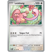 Lickitung 108/165 Common Scarlet & Violet 151 Pokemon card Reverse Holo