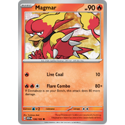 Reverse Holo Magmar 126/165 Common Scarlet & Violet 151 Pokemon card