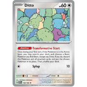 Reverse Holo Ditto 132/165 Rare Scarlet & Violet 151 Pokemon card
