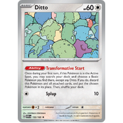 Ditto 132/165 Rare Scarlet & Violet 151 Pokemon card Reverse Holo