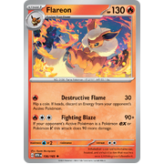 Flareon 136/165 Rare Scarlet & Violet 151 Pokemon card Reverse Holo