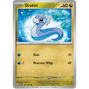 Reverse Holo Dratini 147/165 Common Scarlet & Violet 151 Pokemon card