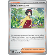 Reverse Holo Erika's Invitation 160/165 Uncommon Scarlet & Violet 151 Pokemon card
