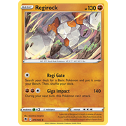 Reverse Holo Regirock Rare 075/189 Astral Radiance