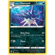 Reverse Holo Hisuian Overqwil (91) Rare 091/189 Astral Radiance