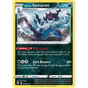 Reverse Holo Hisuian Samurott Holo Rare 100/189 Astral Radiance
