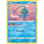 Rev Holo Manaphy Rare 041/172 Brilliant Stars Singles