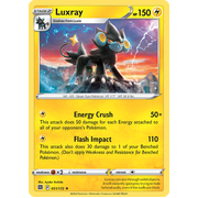 Rev Holo Luxray Rare 051/172 Brilliant Stars Singles