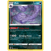 Rev Holo Muk Rare 085/172 Brilliant Stars Singles