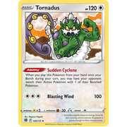 Rev Holo Tornadus Rare 126/172 Brilliant Stars Singles