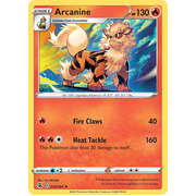 Reverse Holo Arcanine Rare 033/264 Fusion Strike Singles