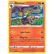 Reverse Holo Simisear Uncommon 038/264 Fusion Strike Singles