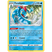 Reverse Holo Feraligatr Holo Rare 057/264 Fusion Strike Singles
