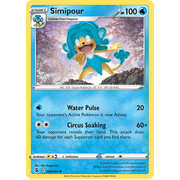 Reverse Holo Simipour Uncommon 069/264 Fusion Strike Singles