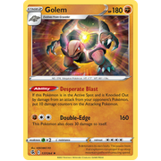 Reverse Holo Golem Rare 137/264 Fusion Strike Singles